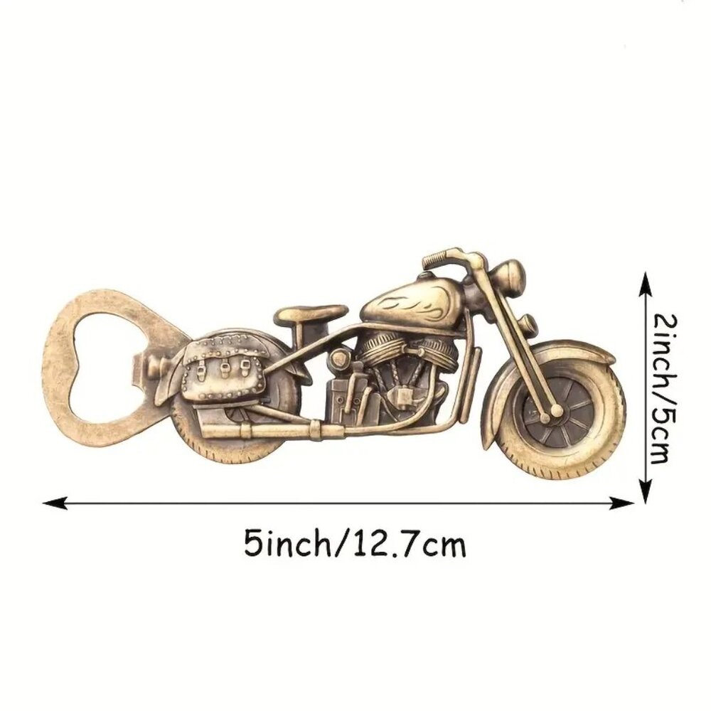 SALE ! Vintage Alloy Harley-Davidson Style Motorcycle Beer Soda Bottle Opener - Picture 6 of 7
